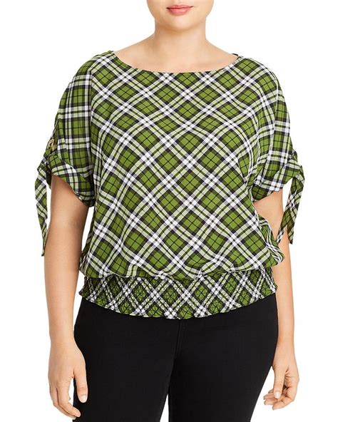 michael michael kors cheyenne smock detail blouse mens|Amazon.com: Michael Kors Blouse.